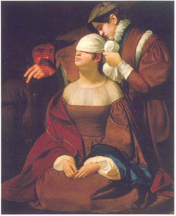 George Willison Lady Jane Grey Preparing for Execution oil painting image